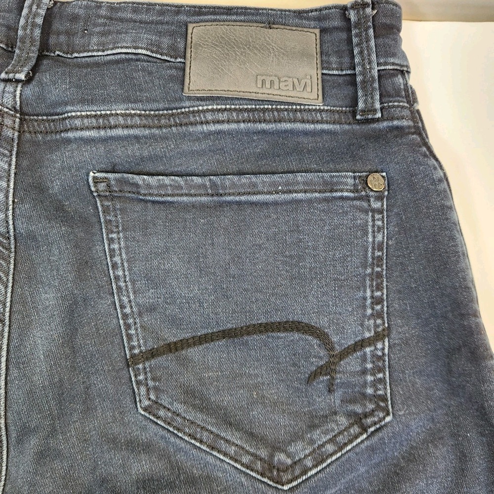 Mavi Jeans Mens 32x30 Zach Straight Leg Faded Stretch Flex Denim Pants Dark Blue - Picture 10 of 16